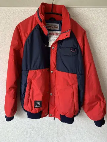 몽벨 80s 충전솜 블루종 빨간색 gore-tex Thinsulate