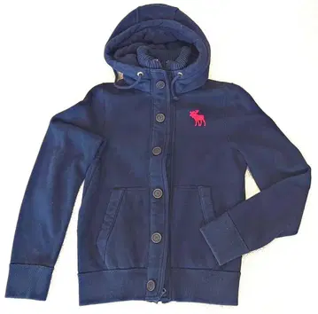 Abercrombie&Fitch 아바클로 후드 부착 후드티 네이비 M