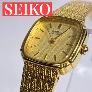 [ 새상품 배터리 교체 완료 ] SEIKO 세이코 빈티지 골드 기요셰