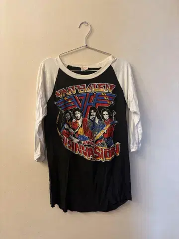 Van Halen 밴드T셔츠 7부 소매