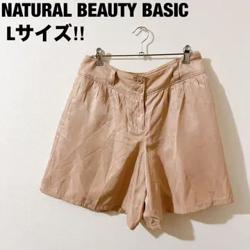 [ a2574 ] 내추럴 뷰티 베이직 인기 상품 하프 팬츠 L