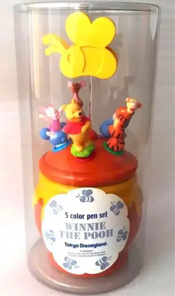 [ 가격 인하 ] Winnie the Pooh 5색 펜 도쿄 디즈니랜드