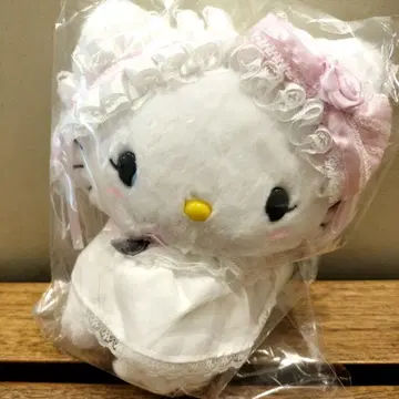 챠미 키티 봉제 인형 화이트 프릴 디자인 산리오