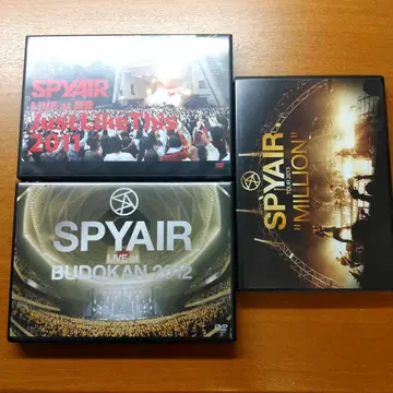 SPYAIR DVD 3장 세트 LIVE 라이브 2011 2012 2013