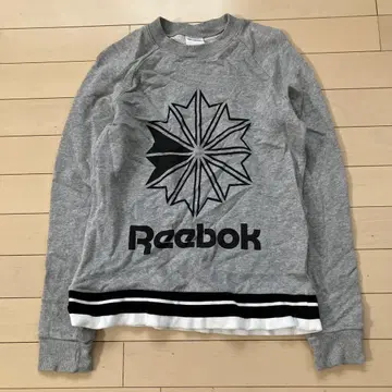 9.25 리복 트레이닝복 맨투맨 그레이 OT