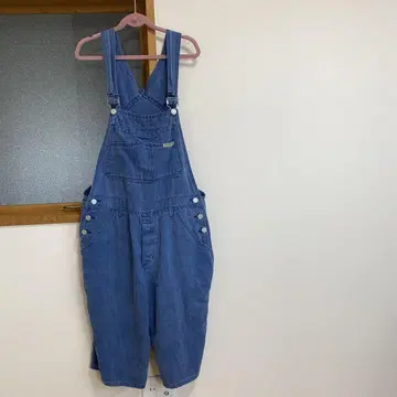 GUESS 데님 블루 오버롤