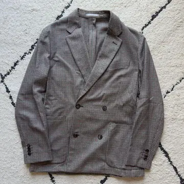 현행 새상품급 폴스미스 테일러드 자켓 실크 건클럽 체크 M