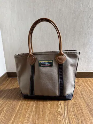 L.L.Bean 가죽 핸들 카타딘 보트 앤 토트