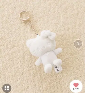 Me% 키티 키링 핑크? 화이트? 화이트?