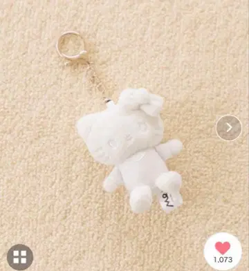 Me% 키티 키링 핑크? 화이트? 화이트?