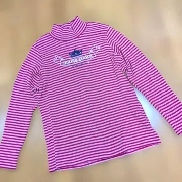 마리끌레르 스트라이프 모크넥 셔츠 LL