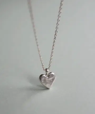 ten. SILVER925 하트 루피 목걸이