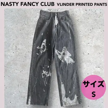 NASTY FANCY CLUB VLINDER PRINTED PANTS