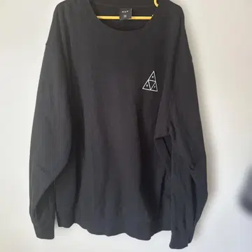 HUF 블랙 맨투맨 XXL
