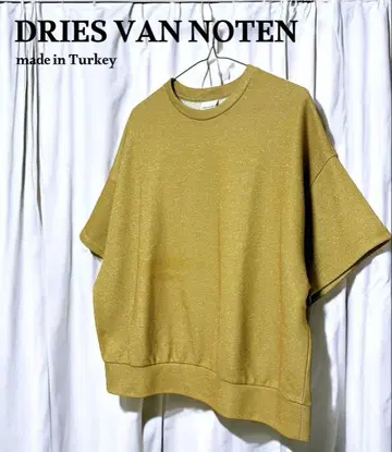 새상품급 DRIES VAN NOTEN 맨투맨 티셔츠 반팔 라메