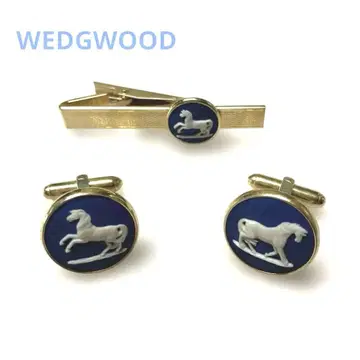 WEDGWOOD 웨지우드 재스퍼 넥타이핀 커프스 링크 커프스