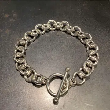 SILVER925 OVAL MANTEL BRACELET/실버/블레스