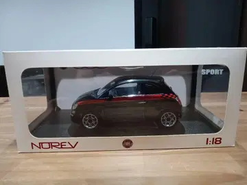 1/18 피아트 FIAT500 스포츠 딜러 정품 미니카 블랙
