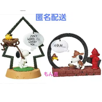 스누피 프레임 아트 MAGNIFYING GLASS WOOD