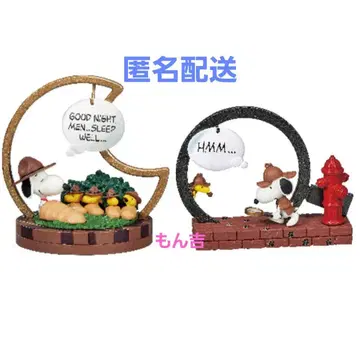 스누피 프레임 아트 MOON MAGNIFYING GLASS