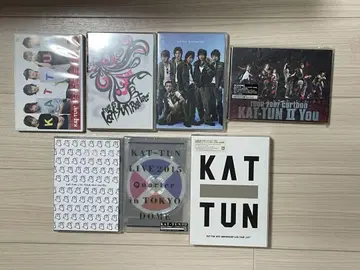 KAT-TUN DVD 7점 세트