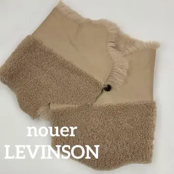 [ nouer ] LEVINSON 퍼 무스탕 숄 베이지 #2549