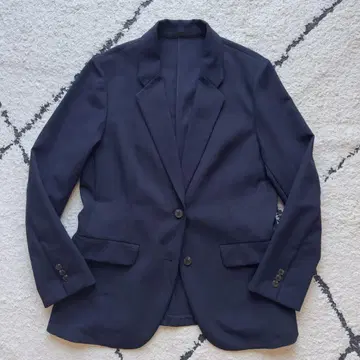 새상품급 유니클로 감동 자켓 테일러드 2024년 네이비 XL 사이즈