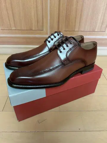 미사용 새상품 리갈 124R AL 25.5cm 브라운 비즈니스 슈즈
