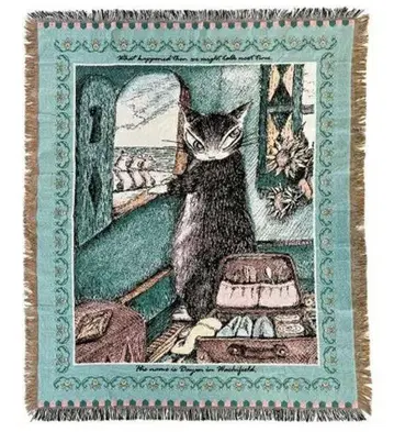 와치필드 다얀 자카드 직조 멀티 커버 해변의 숙소 러그