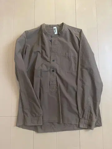 MHL. 브라운 카키 긴팔 셔츠 L