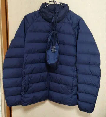 남성용 UNIQLO 울트라 라이트 다운 M 네이비 블루