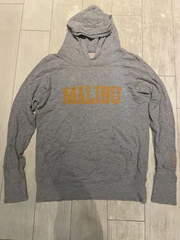 TMT MALIBU 래글런 후드 맨투맨 멜란지 그레이 S 사이즈