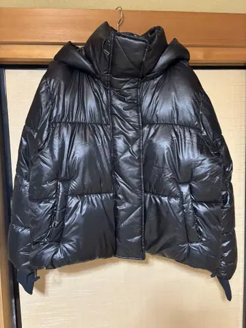 미사용 새상품 GAP 다운 자켓 블랙 L 플리마 로프트 넉넉함