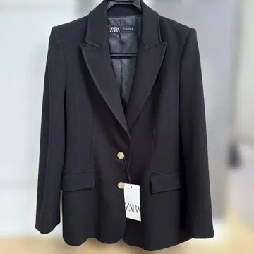 블랙 테일러드 자켓 L 사이즈