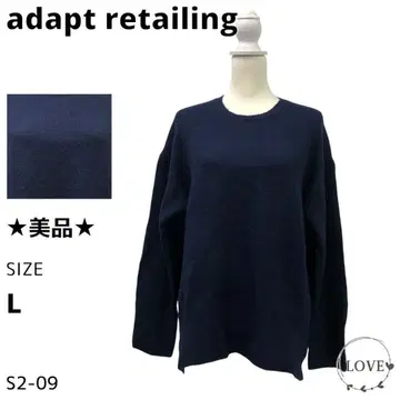 새상품급 adapt retailing 상의 니트 스웨터 긴팔 s 2