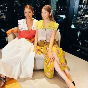 레이스 니트탑 patou