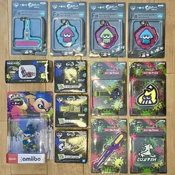 [ 미개봉품 ] amiibo 브키 컬렉션 러버 키링 [ 스프라툰 ]