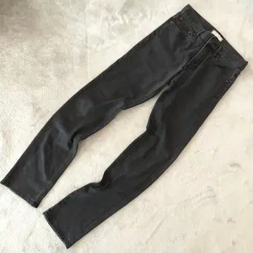 UNIQLO 슬림핏 스트레이트 청바지 블랙 28 W70 S