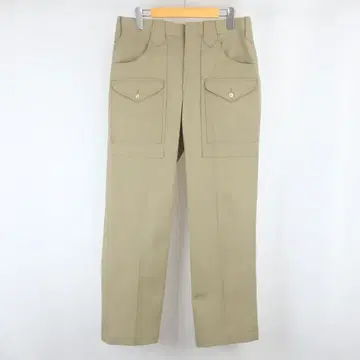 70s VINTAGE Eddie Bauer 센터 프레스 부시 팬츠