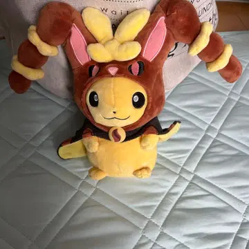 포켓몬 메가 이어롭 판초 피카츄 봉제 인형