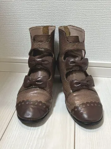 페어리위시 클래시컬 리본 숏부츠 25cm