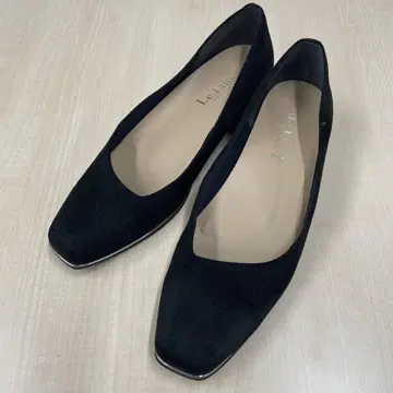 르 타론 펌프스 23.5cm 블랙 스퀘어토