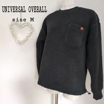 UNIVERSAL OVERALL 보아 풀오버 맨투맨 M 블랙