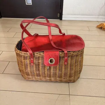 kate spade 빨간색 바스켓백