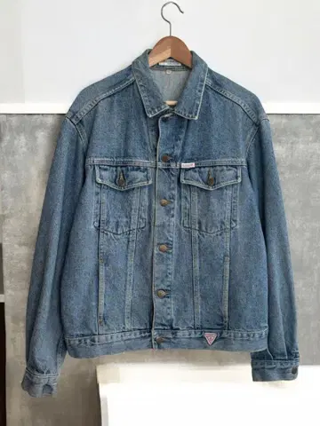 80s USA GUESSxGEORGES MARCIANO 데님 자켓