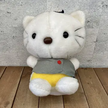 쇼와 레트로 당시 물건 고양이 동물 애니멀 봉제 인형 인형 마스코트 입상