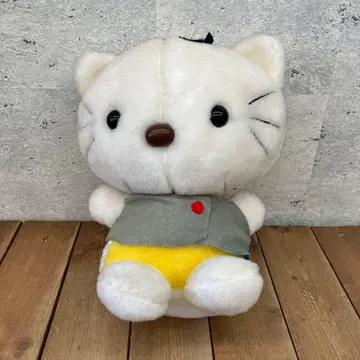 쇼와 레트로 당시 물건 고양이 동물 애니멀 봉제 인형 인형 마스코트 입상