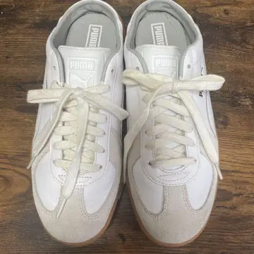 PUMA 화이트 스니커즈 슬립온