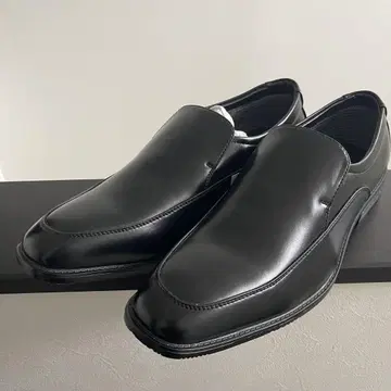 [ 미사용 새상품 ] B&T CLUB 블랙 슬립온 비즈니스 슈즈 30cm