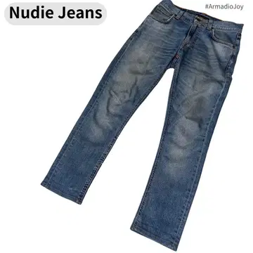 누디진 데님 팬츠 W28 L32 남성용 슬림